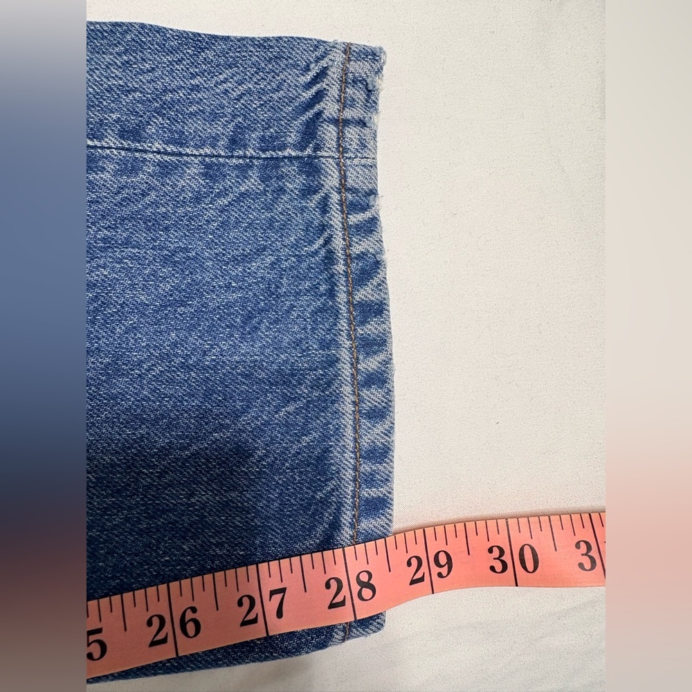 Reformation Cynthia High Rise Straight Jeans in Shasta Wash Button Fly Size 26 - Picture 14 of 14